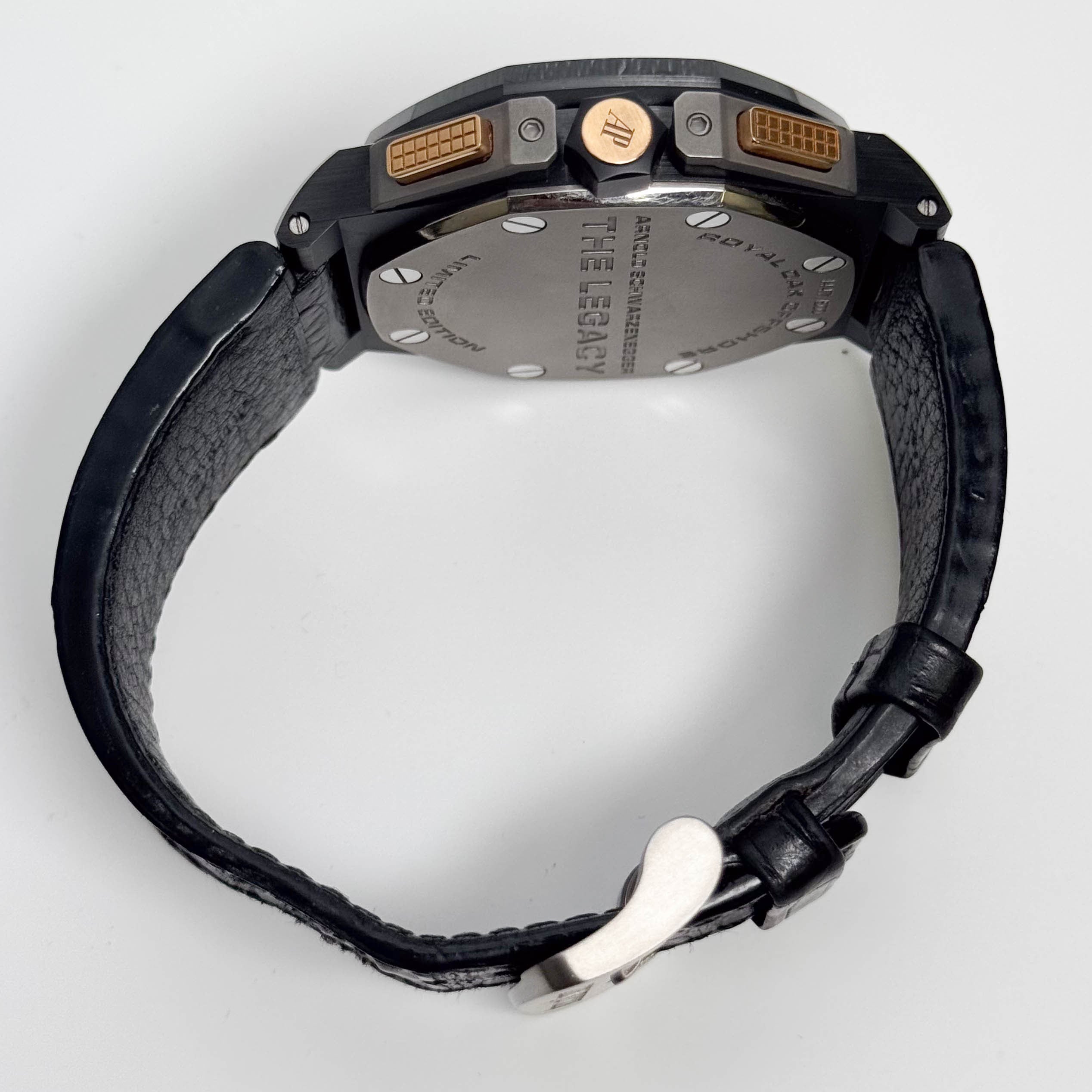Audemars Piguet Royal Oak Offshore Arnold Schwarzeneggar "The Legacy" Limited Edition 48mm Black & Bronze Chronograph Dial Watch Ref: 2637810.00.A001KE.01