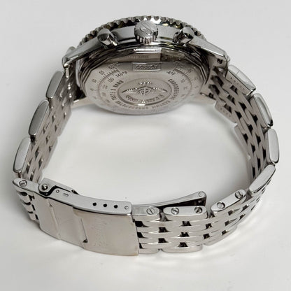 Breitling  Navitimer Stainless Steel 42mm Silver Chronograph Dial Watch Ref# A23322 - Happy Jewelers Fine Jewelry Lifetime Warranty