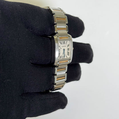 Cartier Tank 20mm White Dial Watch Ref# W51007Q4 - Happy Jewelers Fine Jewelry Lifetime Warranty