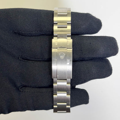 Rolex Oyster Perpetual 34mm Blue Dial Watch Ref# 124200 - Happy Jewelers Fine Jewelry Lifetime Warranty