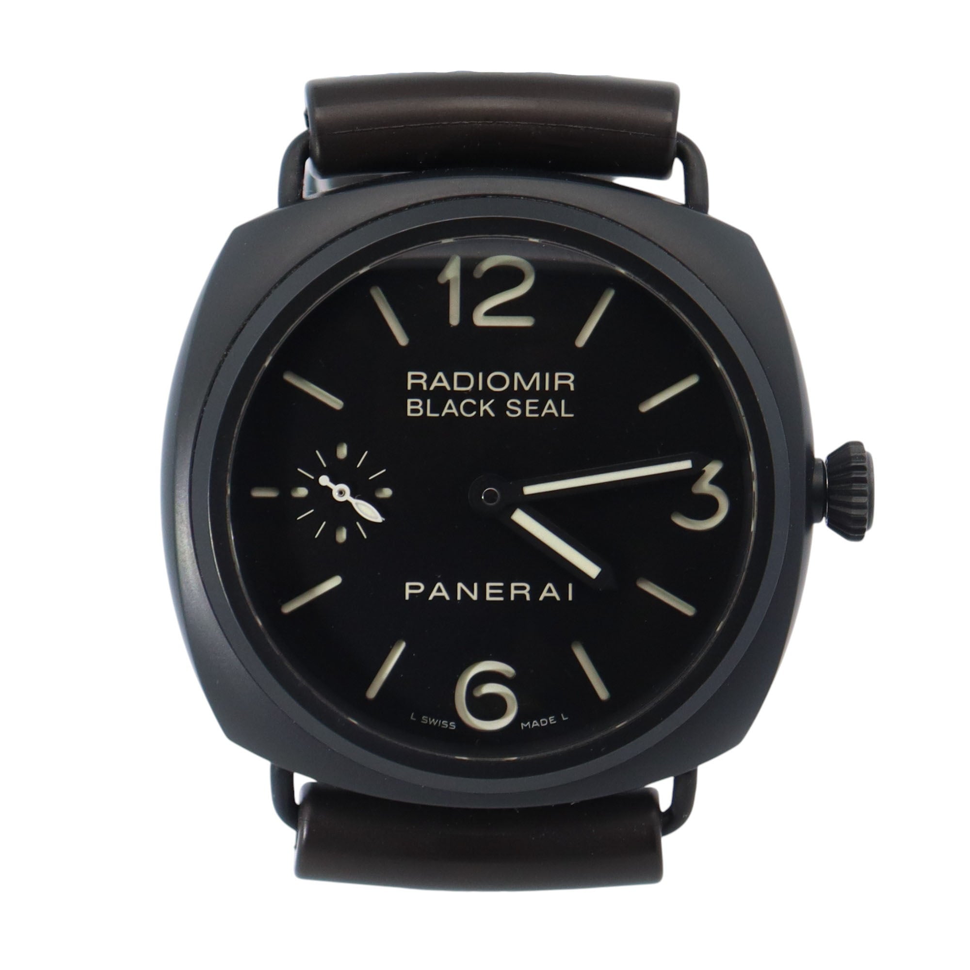 Panerai Radiomir 44mm Black Dial Watch Ref# PAM00292 - Happy Jewelers Fine Jewelry Lifetime Warranty
