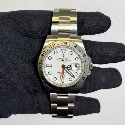 Rolex Explorer II 42mm White Dial Watch Ref# 226570 - Happy Jewelers Fine Jewelry Lifetime Warranty
