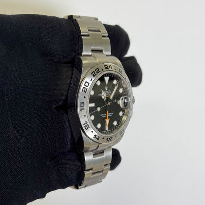 Rolex Explorer II 42mm Black Dot Dial Watch Ref# 216570
