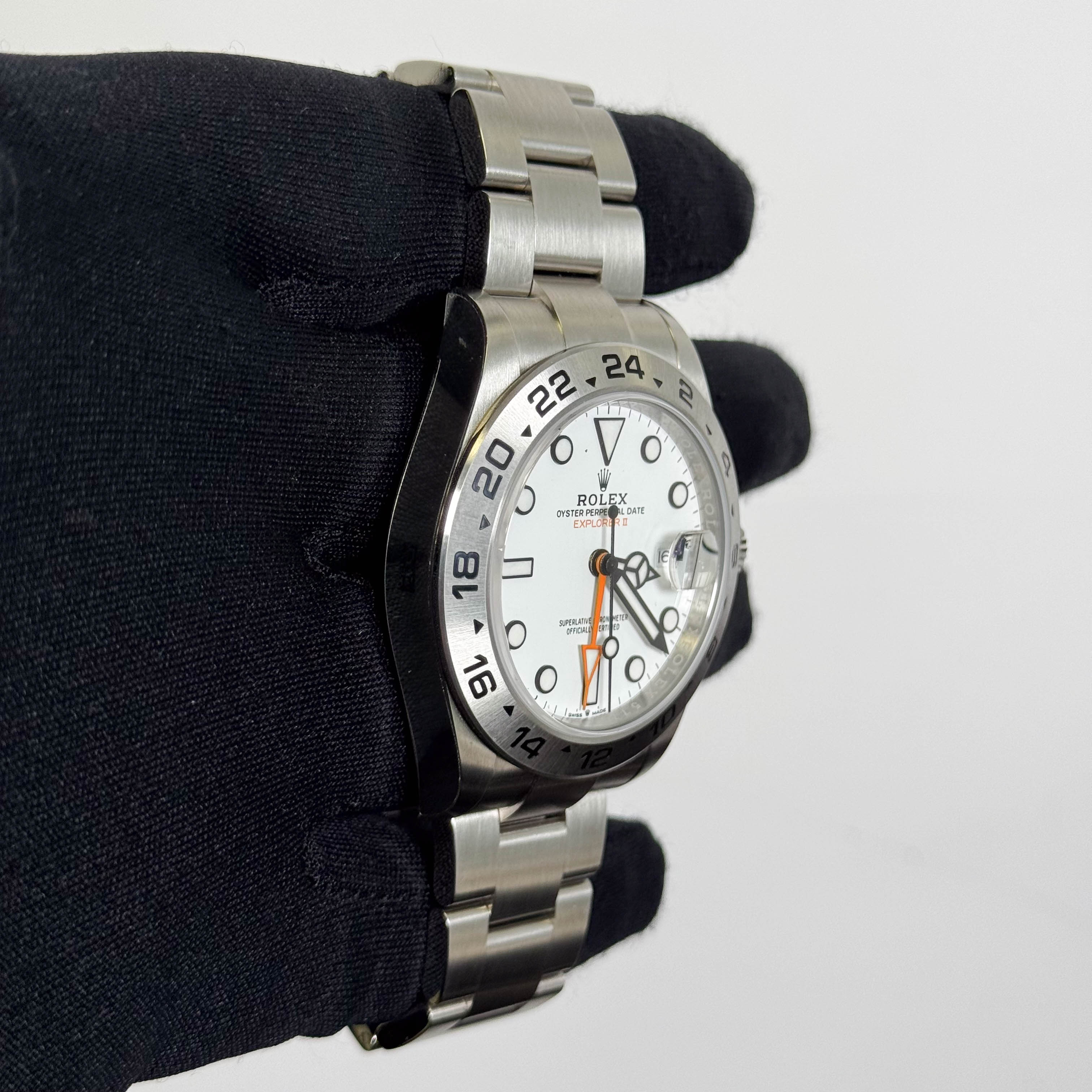 Rolex Explorer II 42mm White Dial Watch Ref# 226570 - Happy Jewelers Fine Jewelry Lifetime Warranty