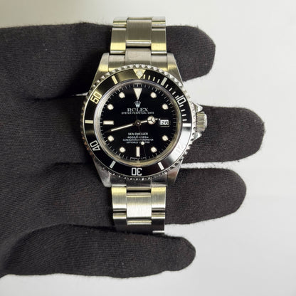 Rolex Sea-Dweller 40mm Black Dial Watch Ref# 16600