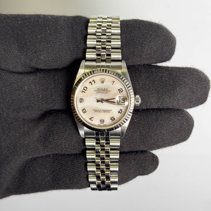Rolex Datejust 31mm Mother Of Pearl Dial Watch Ref# 78274