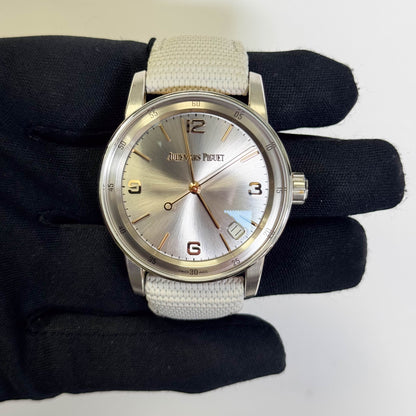 Audemars Piguet CODE 11.59 41mm Silver Dial Watch Ref# 15210CR.OO.A009CR.01 - Happy Jewelers Fine Jewelry Lifetime Warranty