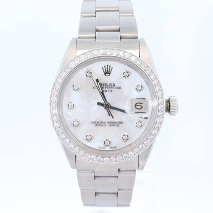 Rolex Oyster Perpetual 34mm MOP Dial Watch Ref# 1500 - Happy Jewelers Fine Jewelry Lifetime Warranty