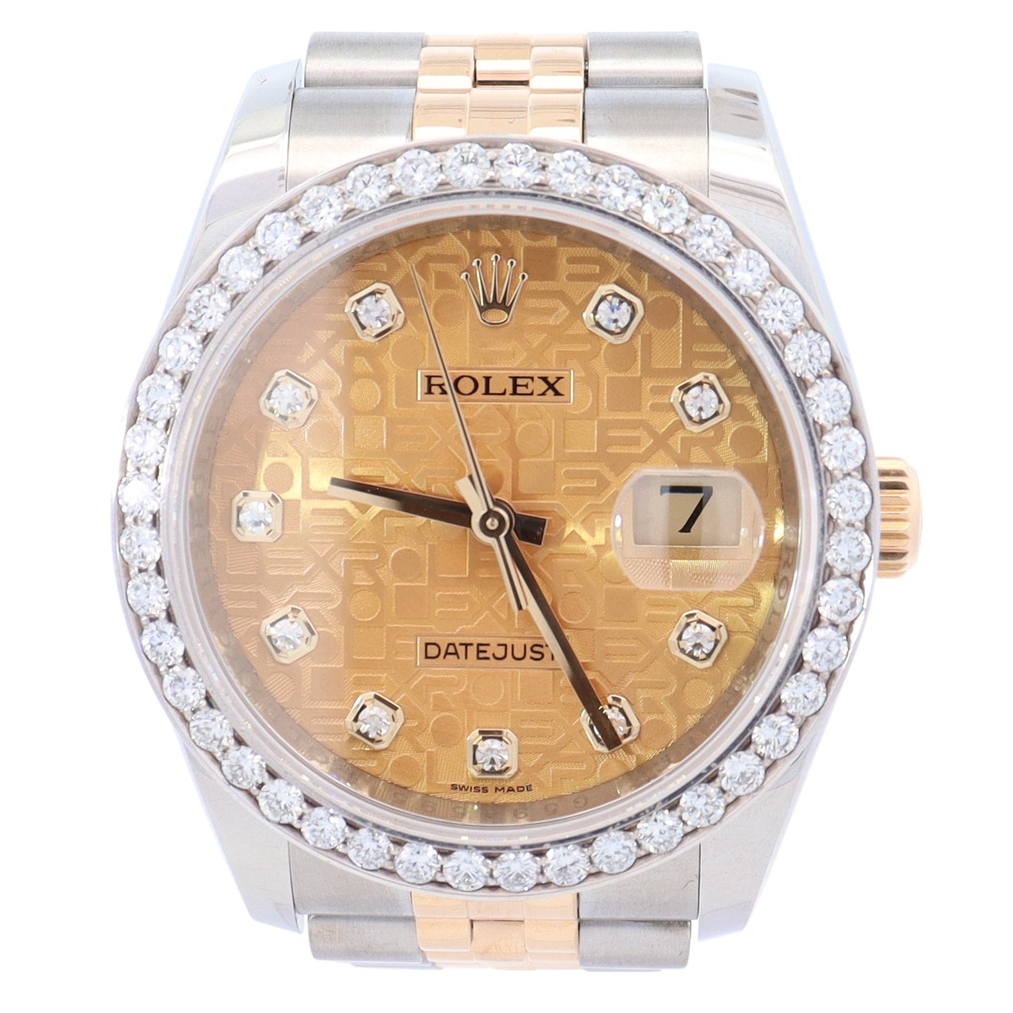 Rolex Datejust 36mm Champagne Dial Watch Ref# 116233