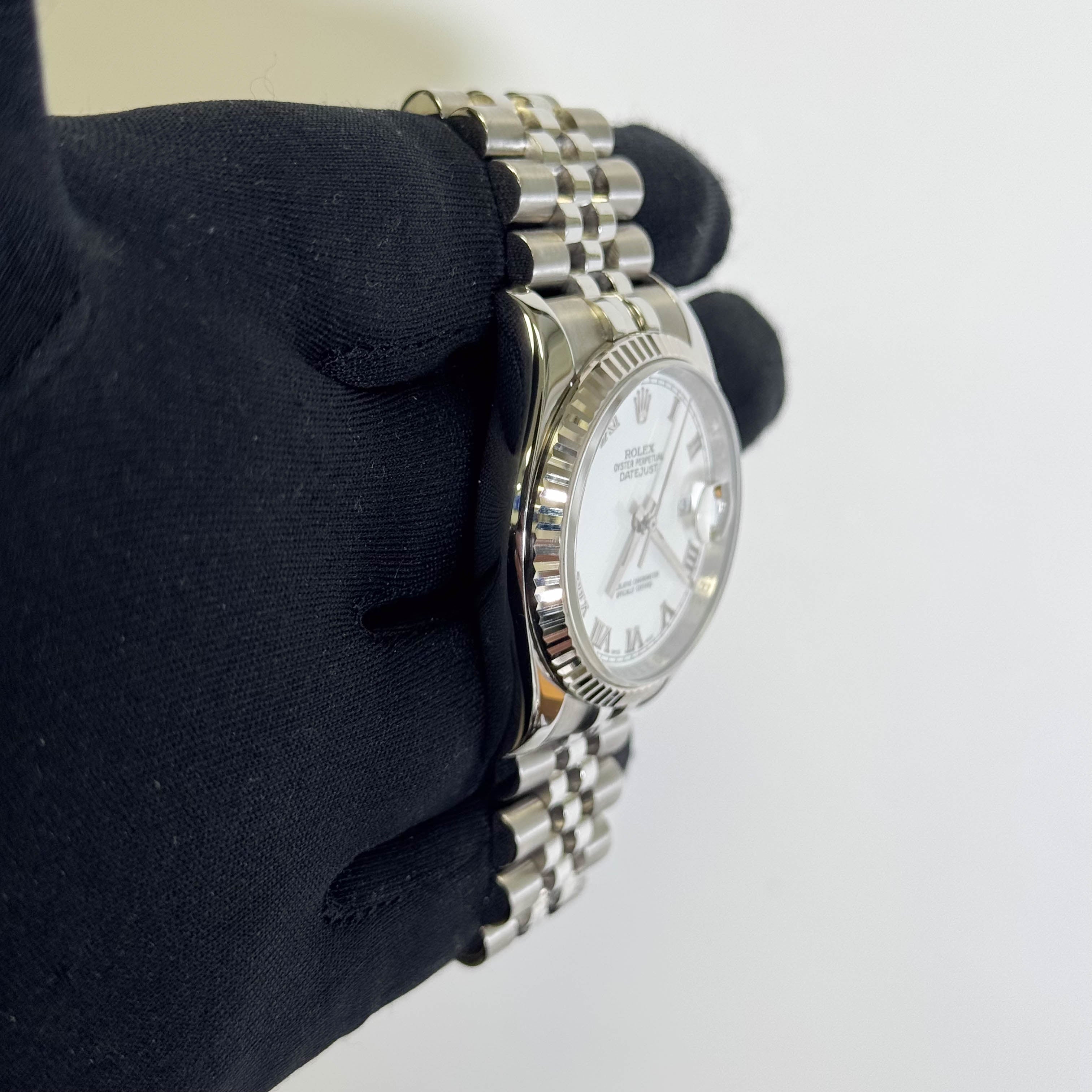 Rolex Datejust 36mm White Dial Ref# 116234