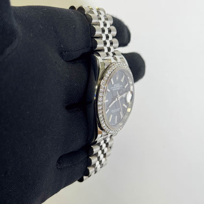 Rolex Datejust 36mm Blue Dial Watch Ref# 126284RBR - Happy Jewelers Fine Jewelry Lifetime Warranty