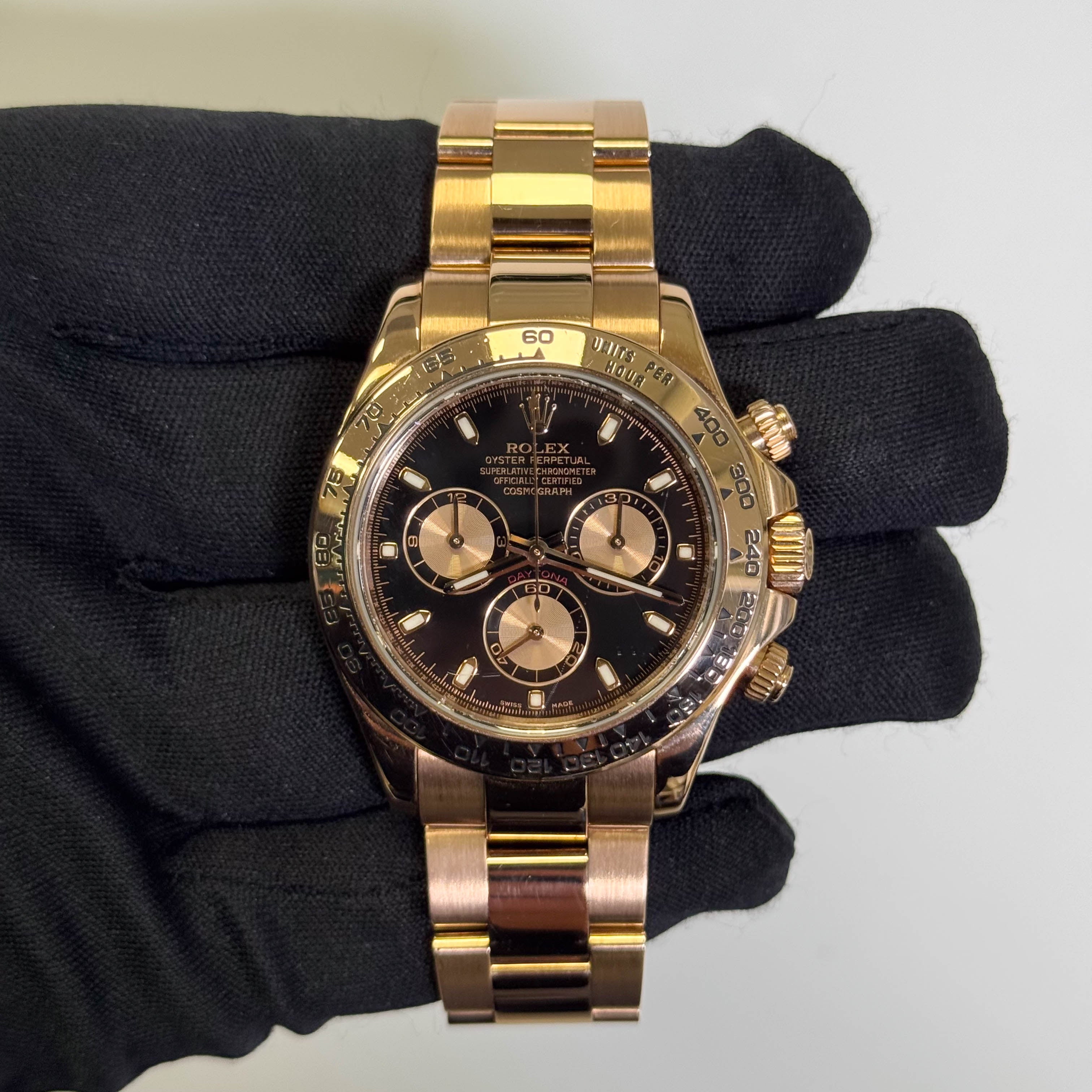 Rolex Daytona 40mm Black Dial Watch Ref# 116505