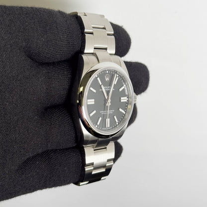 Rolex Oyster Perpetual 41mm Black Dial Watch Ref# 134300