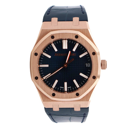 Audemars Piguet Royal Oak 41mm Blue Dial Watch Ref# 15510OR.OO.D315CR.01 - Happy Jewelers Fine Jewelry Lifetime Warranty