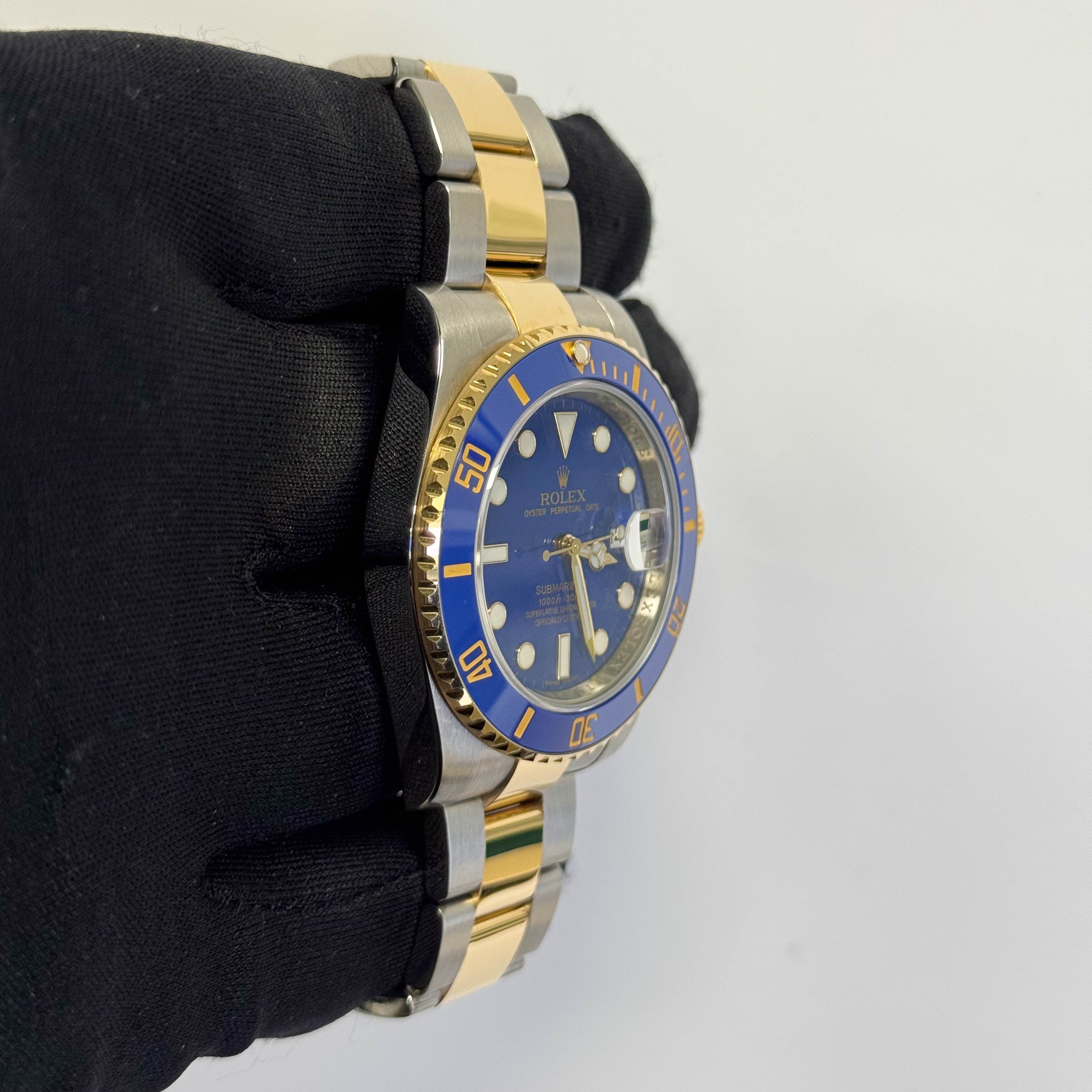 Rolex Submariner 40mm Blue Dial Watch Ref# 116613LB
