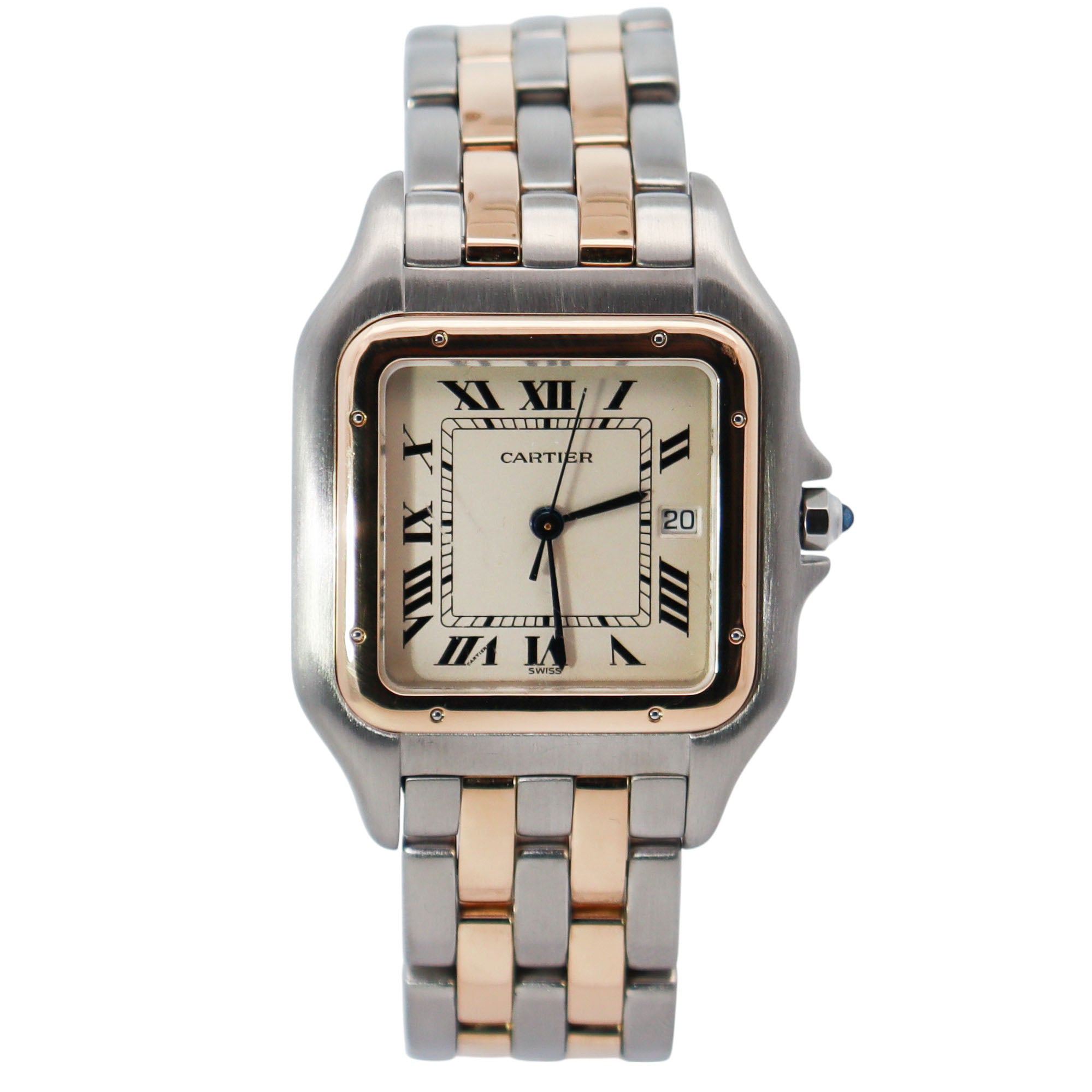 Cartier Panthere 31mm Ivory Roman Dial Watch Ref# W25027B6 - Happy Jewelers Fine Jewelry Lifetime Warranty
