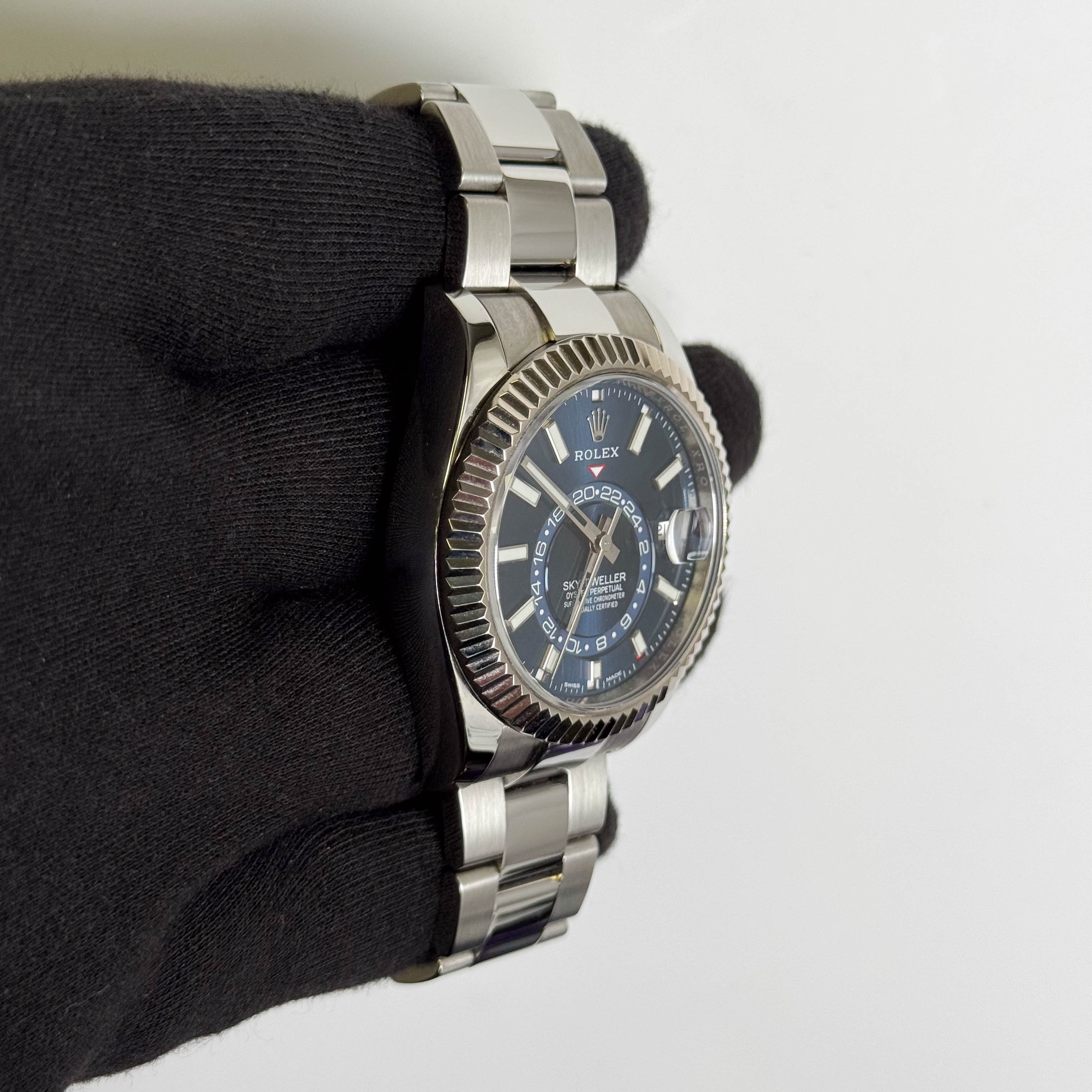 Rolex Sky-Dweller 42 mm Blue Dial Watch Ref# 326934 - Happy Jewelers Fine Jewelry Lifetime Warranty