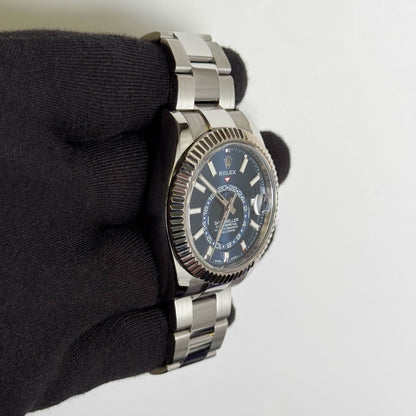 Rolex Sky-Dweller 42 mm Blue Dial Watch Ref# 326934 - Happy Jewelers Fine Jewelry Lifetime Warranty
