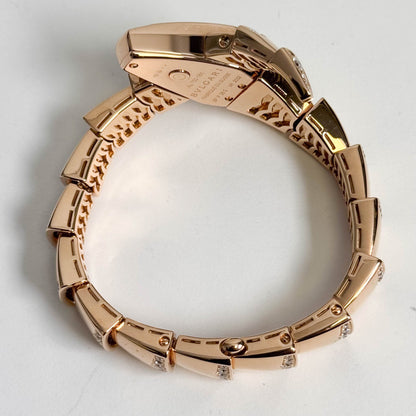 Bvlgari Serpenti 26mm Black Dial Watch Ref# SPP26G - Happy Jewelers Fine Jewelry Lifetime Warranty