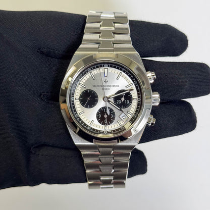 Vacheron Constantin Overseas 42.5mm White Dial Watch Ref# 5500V/110A-B686 - Happy Jewelers Fine Jewelry Lifetime Warranty