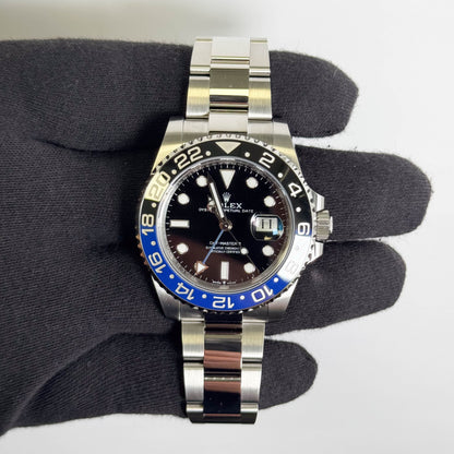 Rolex GMT Master II 40mm Black Dial Watch Ref# 126710BLNR