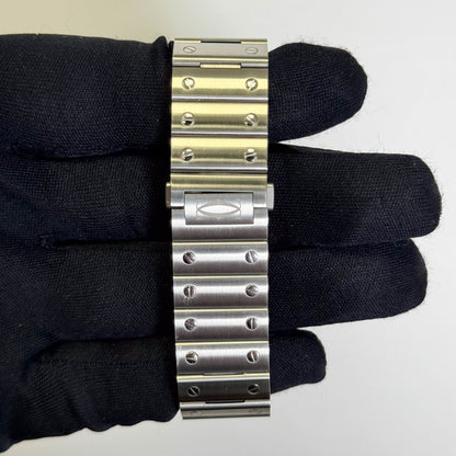 Cartier Santos 40mm Blue Dial Watch Ref# WSSA0071 - Happy Jewelers Fine Jewelry Lifetime Warranty