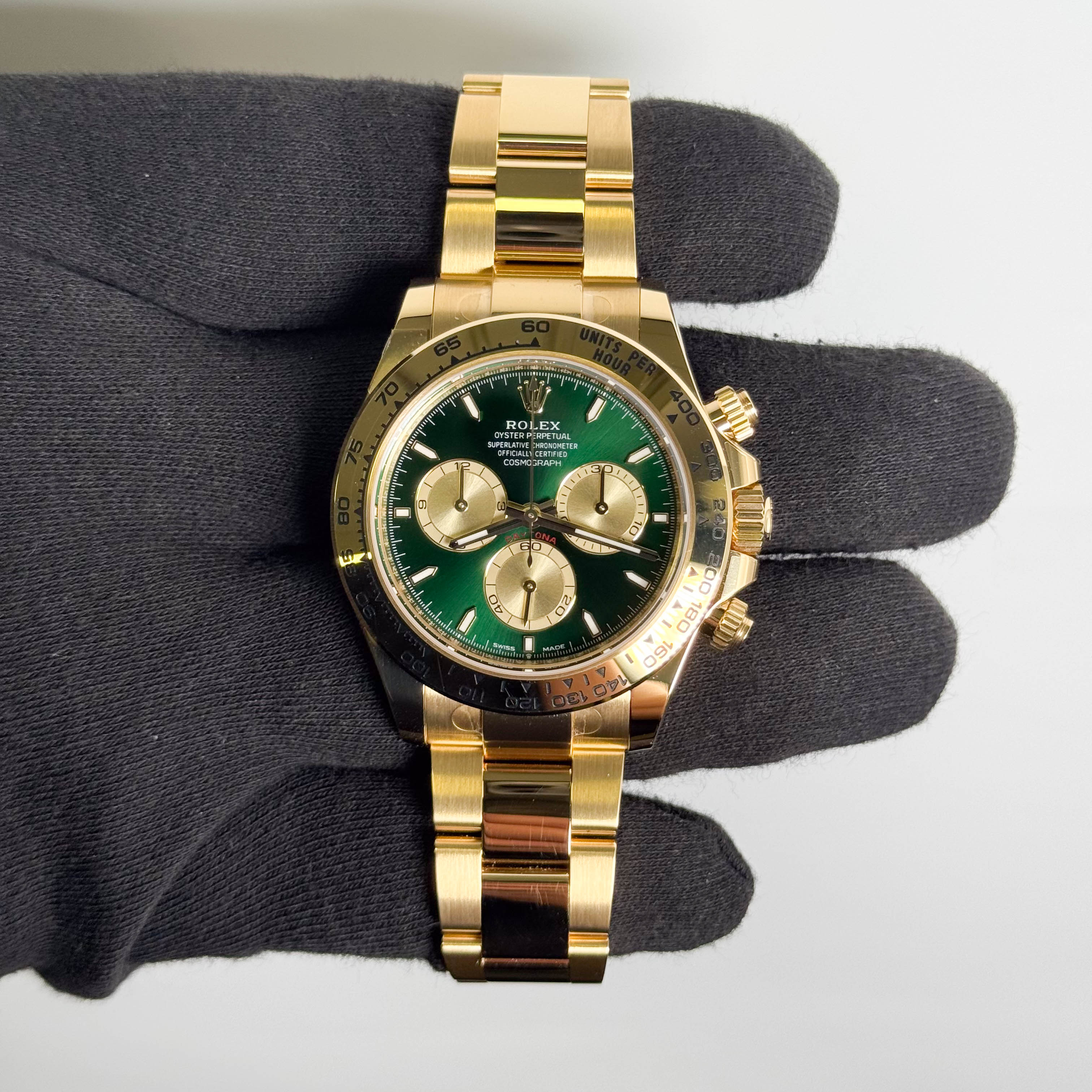 Rolex Daytona 40mm Green Dial Watch Ref# 126508