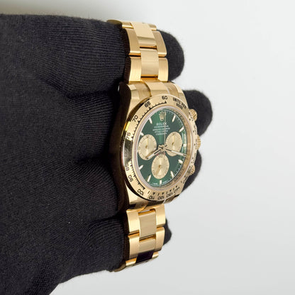Rolex Daytona 40mm Green Dial Watch Ref# 126508