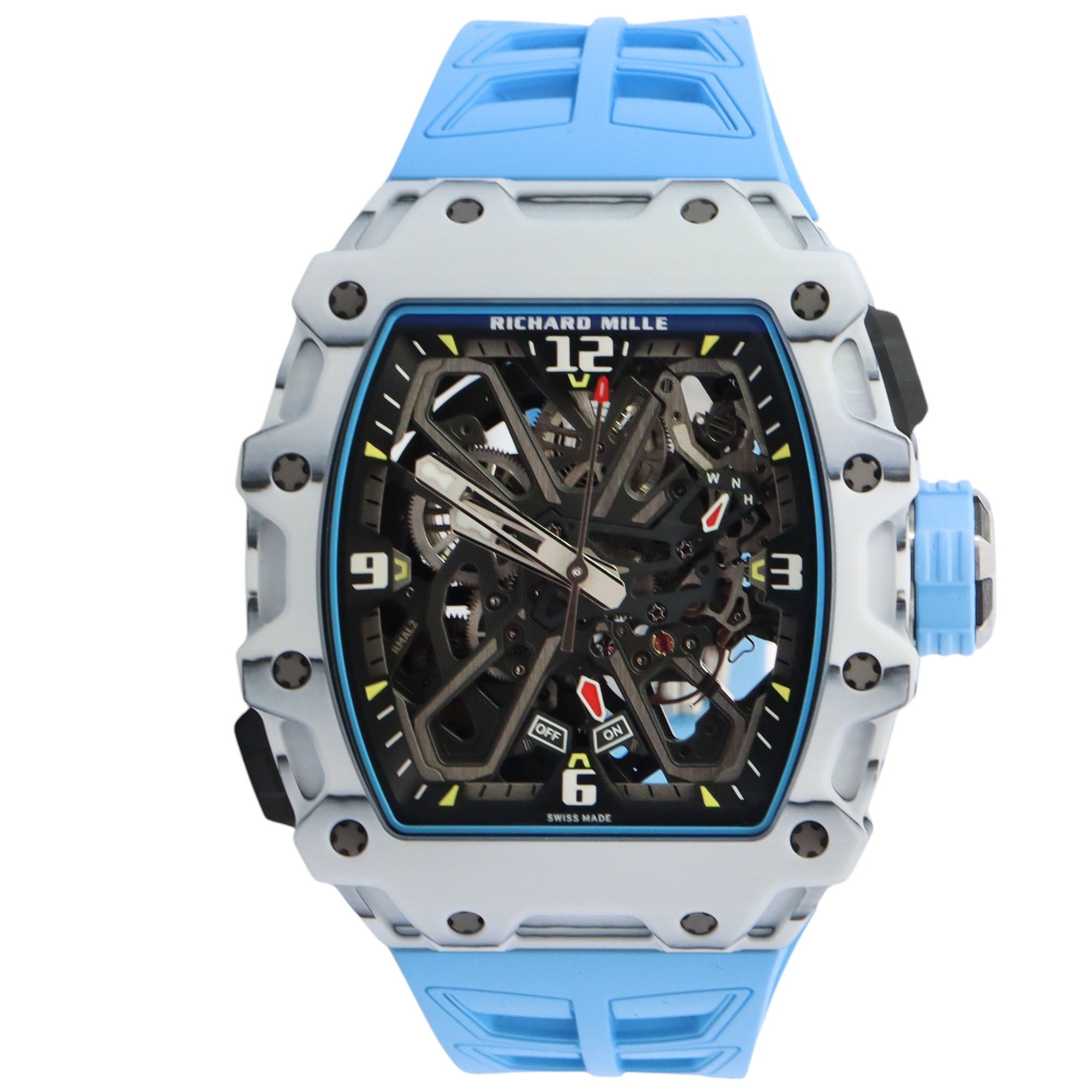 Richard Mille RM35-03 42mm Skeleton Dial Watch Ref# RM35-03 - Happy Jewelers Fine Jewelry Lifetime Warranty