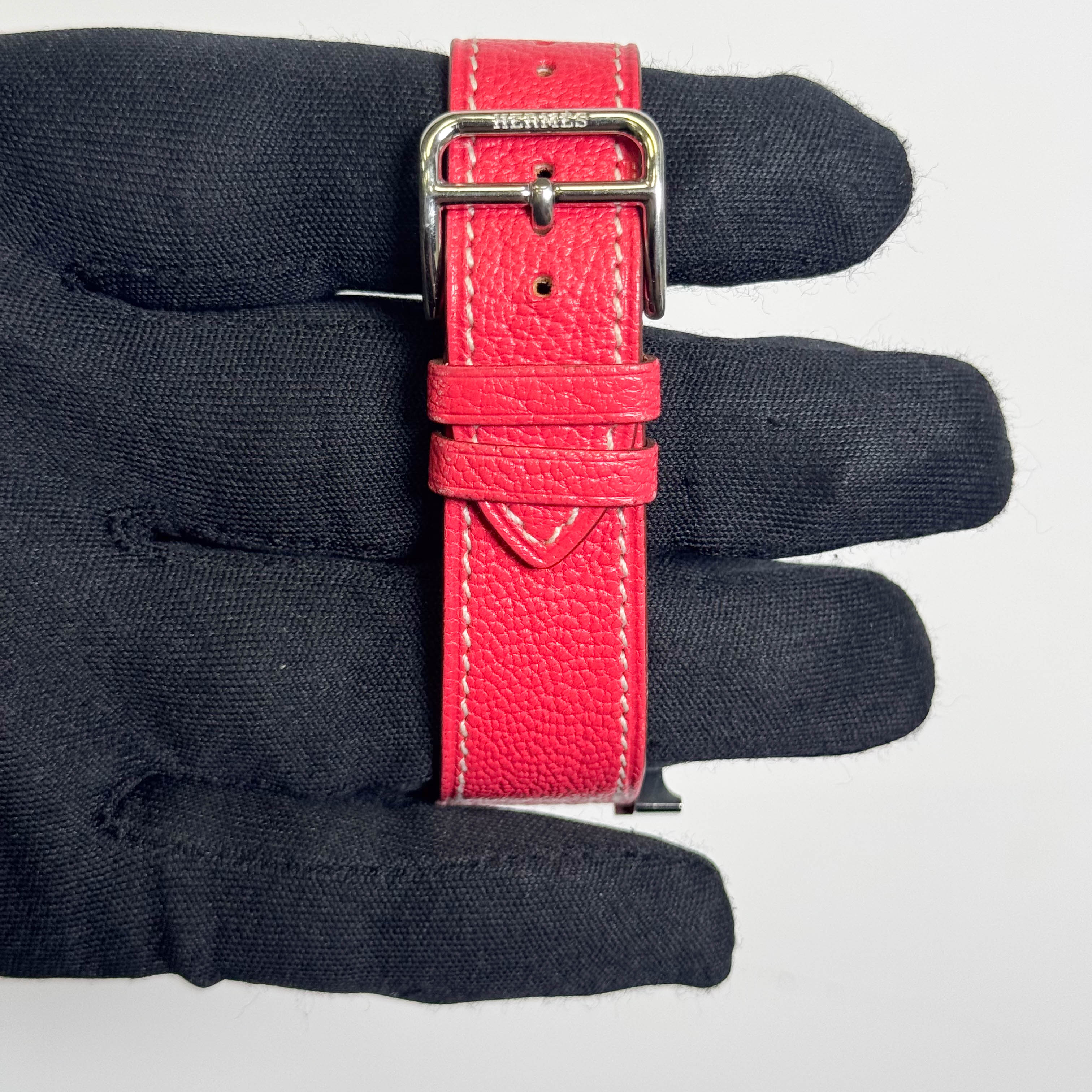 Hermes Heure H 21mm Factory Diamond MOP Dial Watch Ref# HH1.530