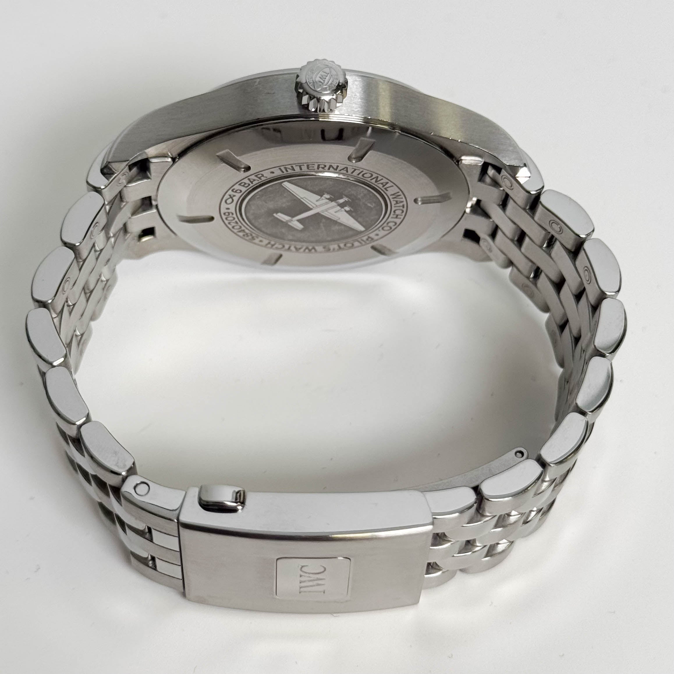 IWC Pilots Mark XVIII Stainless Steel 40mm White Dial Watch Ref# IW327012 - Happy Jewelers Fine Jewelry Lifetime Warranty