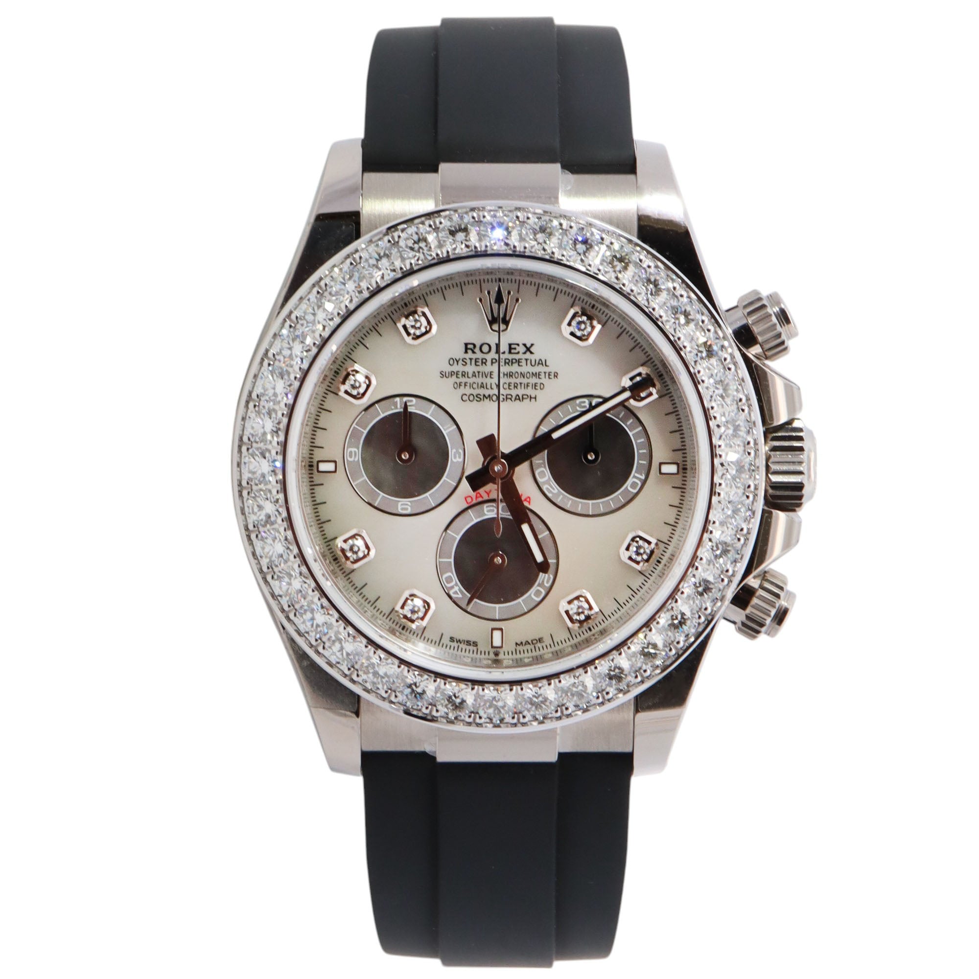 Rolex Daytona 40mm MOP Dial Watch Ref# 126589RBR - Happy Jewelers Fine Jewelry Lifetime Warranty
