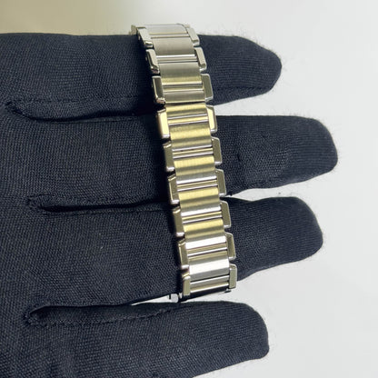 Cartier Tank Francaise Stainless Steel 20mm MOP Dial Watch Ref# W51028Q3 - Happy Jewelers Fine Jewelry Lifetime Warranty