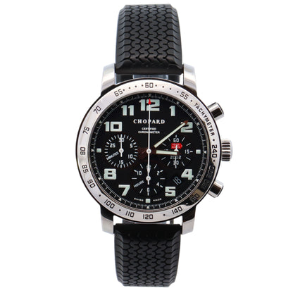 Chopard Mille 40mm Black Dial Watch Ref# 8920 - Happy Jewelers Fine Jewelry Lifetime Warranty