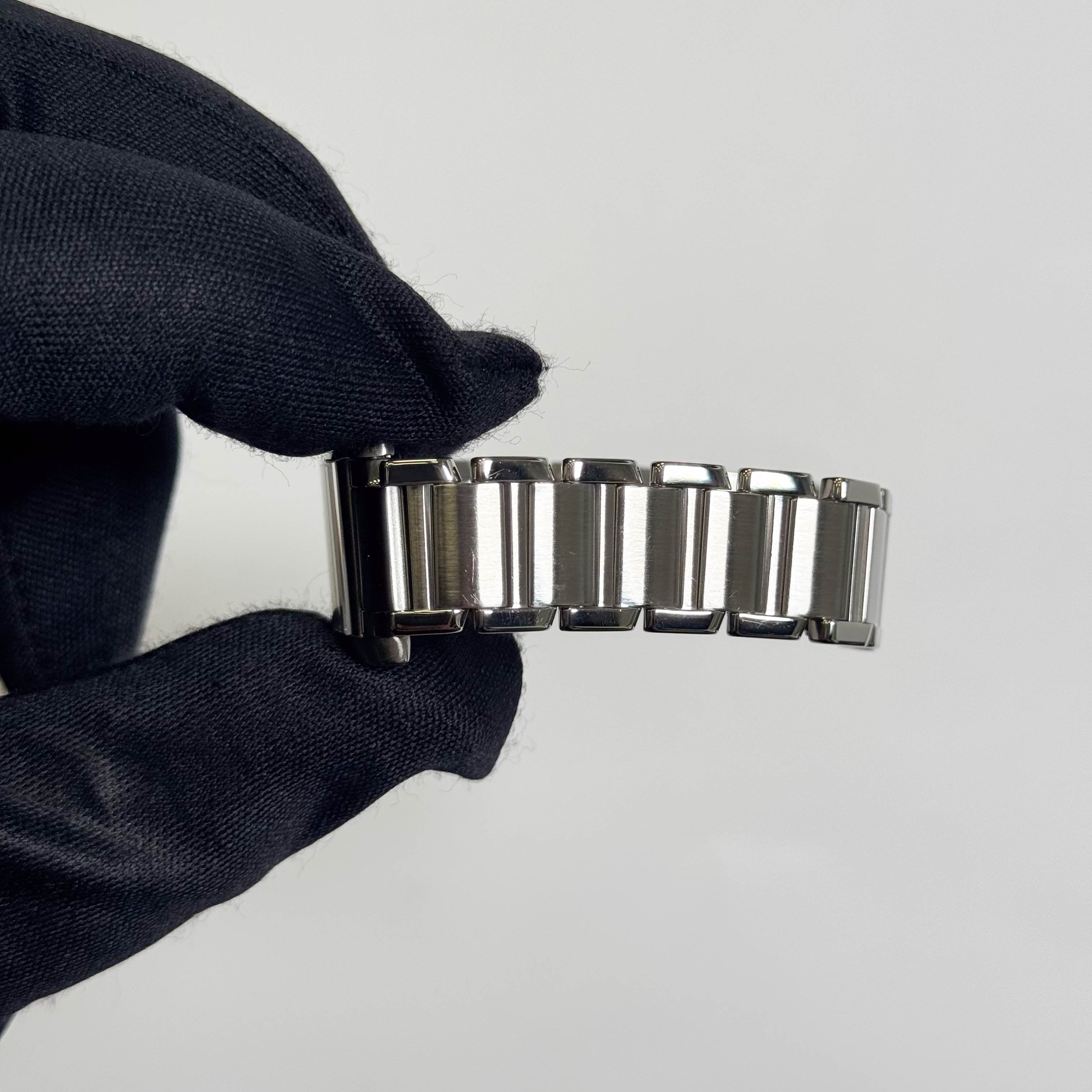 Cartier Tank Stainless Steel 20mm Ivory Dial Watch Ref# W51008Q3 - Happy Jewelers Fine Jewelry Lifetime Warranty