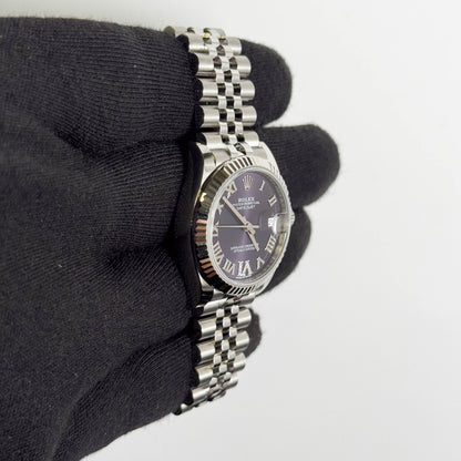 Rolex Datejust 31mm Purple Dial Watch Ref# 278274