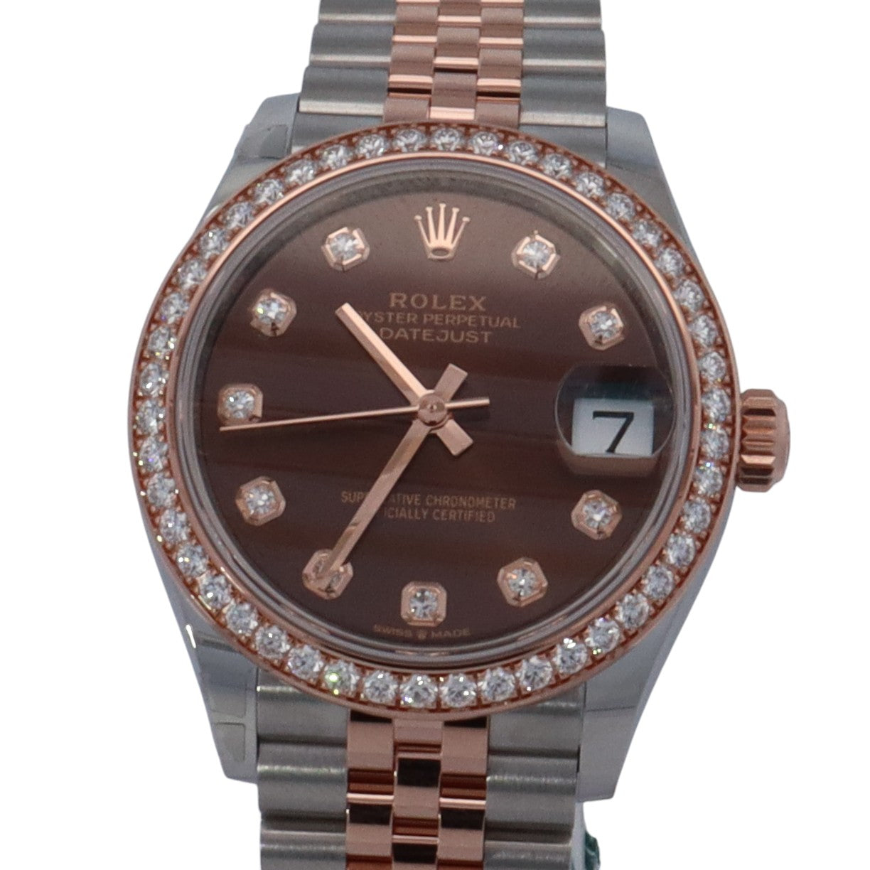 Rolex Datejust 31mm Chocolate Dial Watch Ref# 278381RBR - Happy Jewelers Fine Jewelry Lifetime Warranty