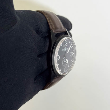 Bell & Ross Vintage 41mm Black Dial Watch Ref# BRV123 - Happy Jewelers Fine Jewelry Lifetime Warranty