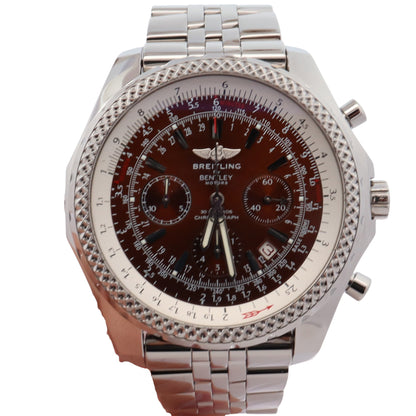 Breitling Bentley 48.70mm Bronze Dial Watch Ref# A2536212-Q502 - Happy Jewelers Fine Jewelry Lifetime Warranty