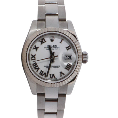 Rolex Datejust 26mm White Dial Watch Ref# 179174 - Happy Jewelers Fine Jewelry Lifetime Warranty