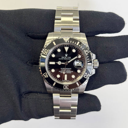Rolex Submariner 40mm Black Dot Dial Watch Ref# 116610LN - Happy Jewelers Fine Jewelry Lifetime Warranty
