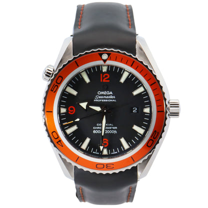 Omega Seamaster 45.5mm Black Dial Watch Ref# 2908.50.91 - Happy Jewelers Fine Jewelry Lifetime Warranty