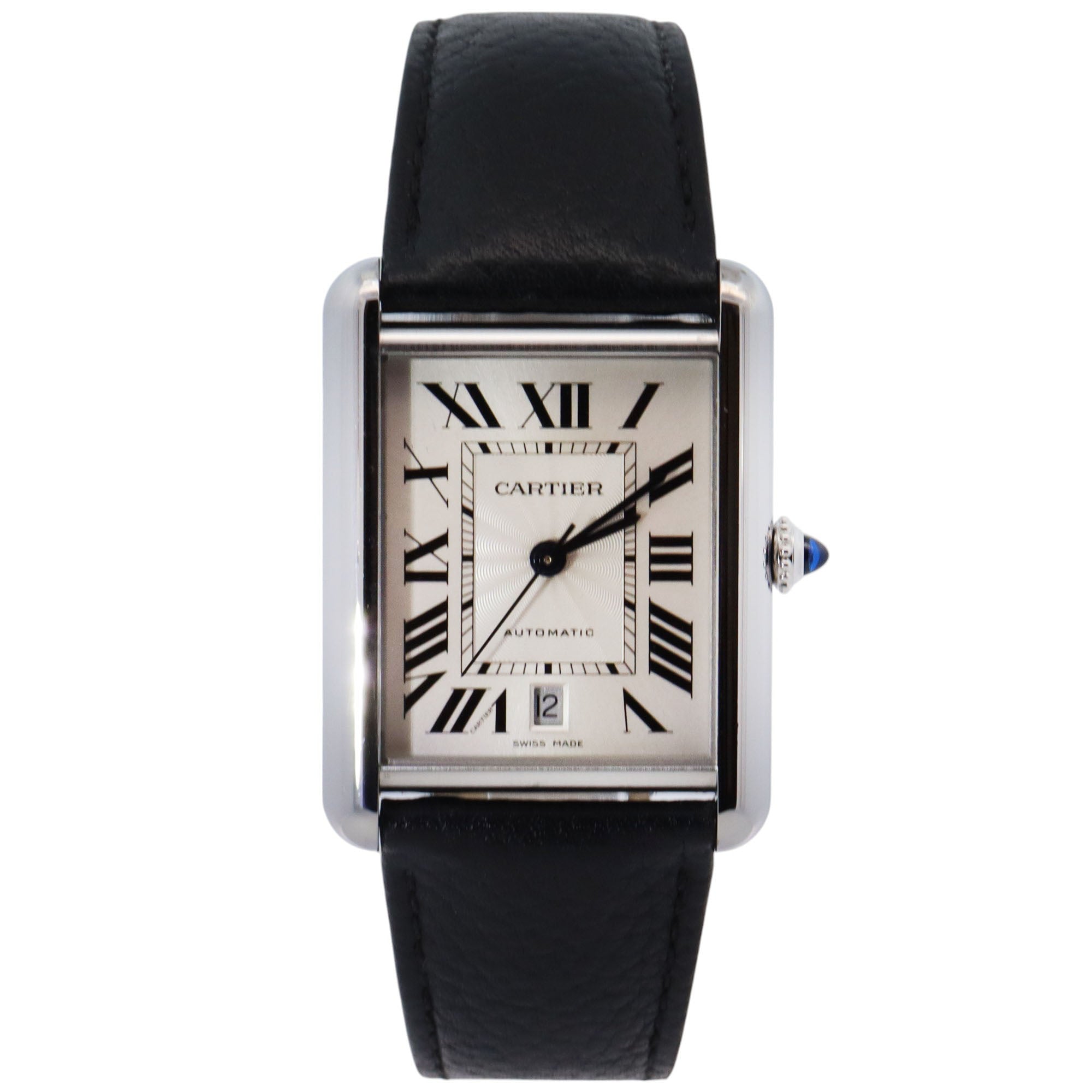 Cartier Tank 31mm Silver Dial Watch Ref# WSTA0040 - Happy Jewelers Fine Jewelry Lifetime Warranty