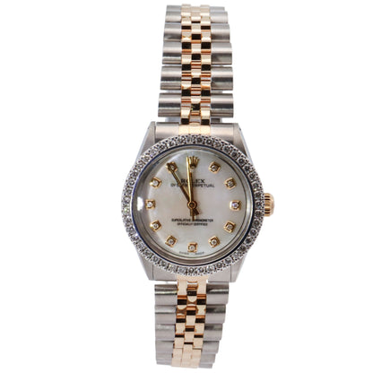 Rolex Oyster Perpetual 26mm MOP Dial Watch Ref# 6748 - Happy Jewelers Fine Jewelry Lifetime Warranty