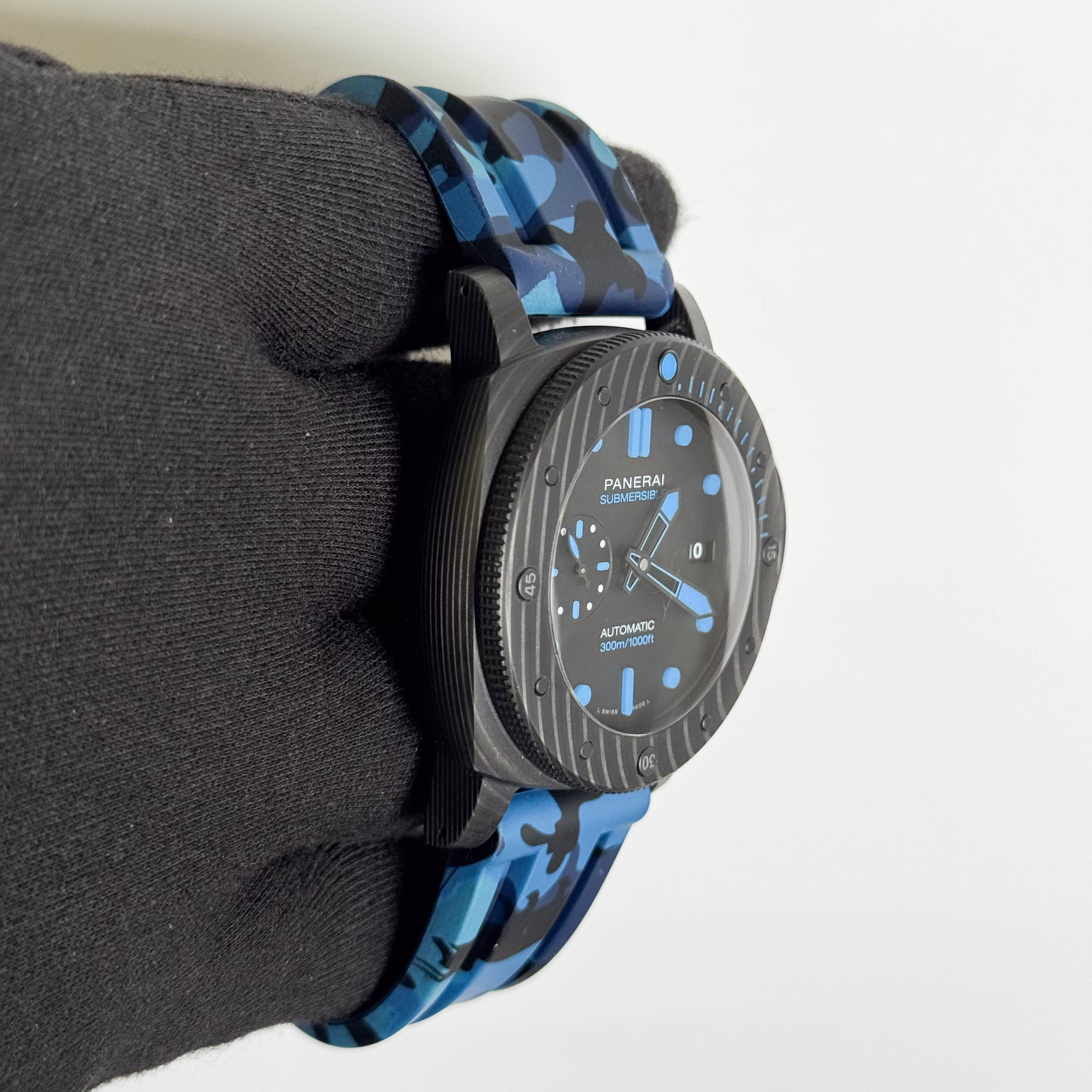 Panerai Luminor 47mm Black Dial Watch Ref# PAM01616