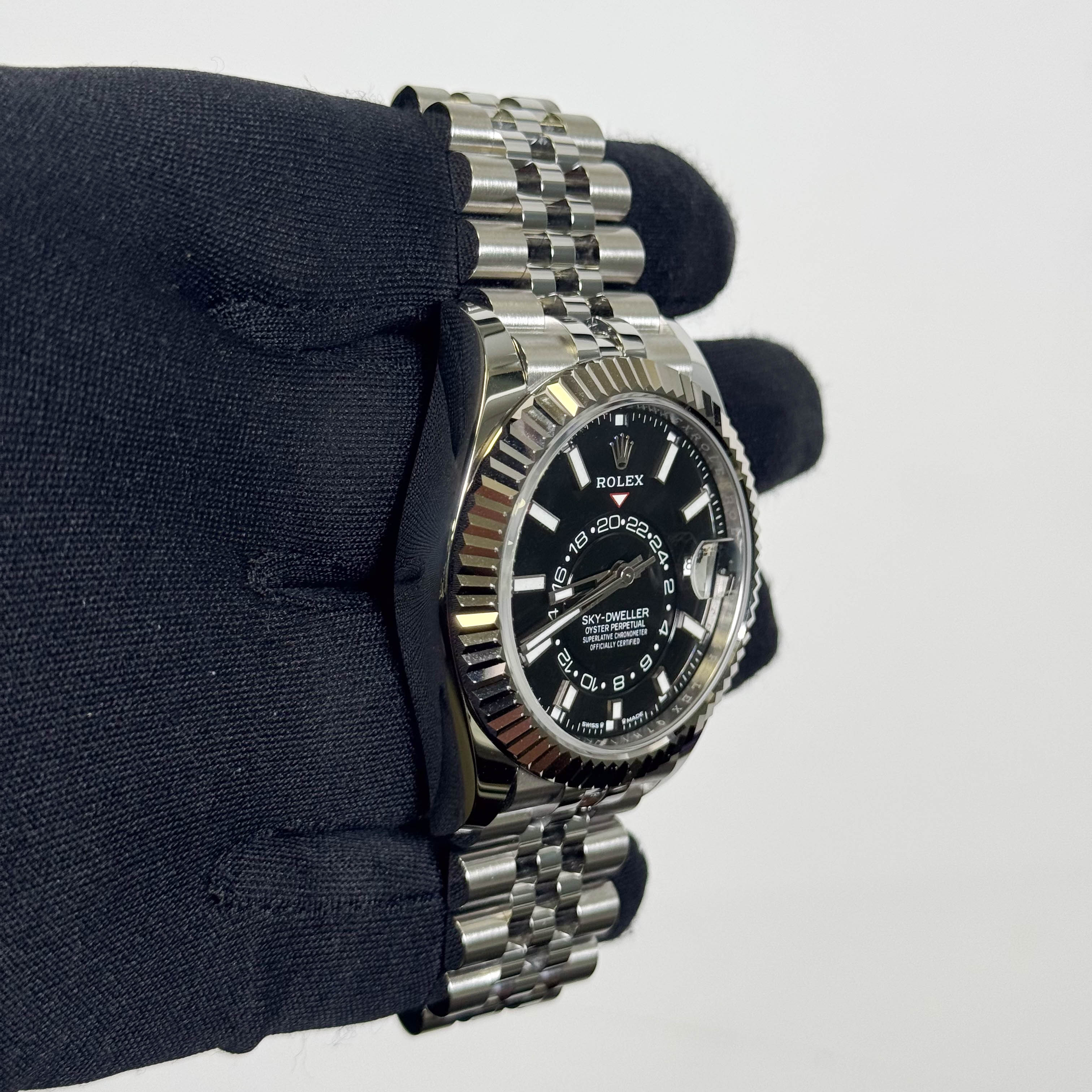 Rolex Sky-Dweller 42mm Black Dial Watch Ref# 336934 - Happy Jewelers Fine Jewelry Lifetime Warranty