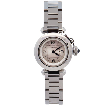Cartier Pasha 27mm Silver Dial Watch Ref# W3140007 - Happy Jewelers Fine Jewelry Lifetime Warranty