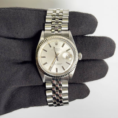 Rolex Datejust 36mm Silver Dial Watch Ref# 1601