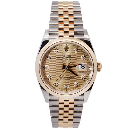 Rolex Datejust 36mm Champagne Dial Watch Ref# 126203 - Happy Jewelers Fine Jewelry Lifetime Warranty
