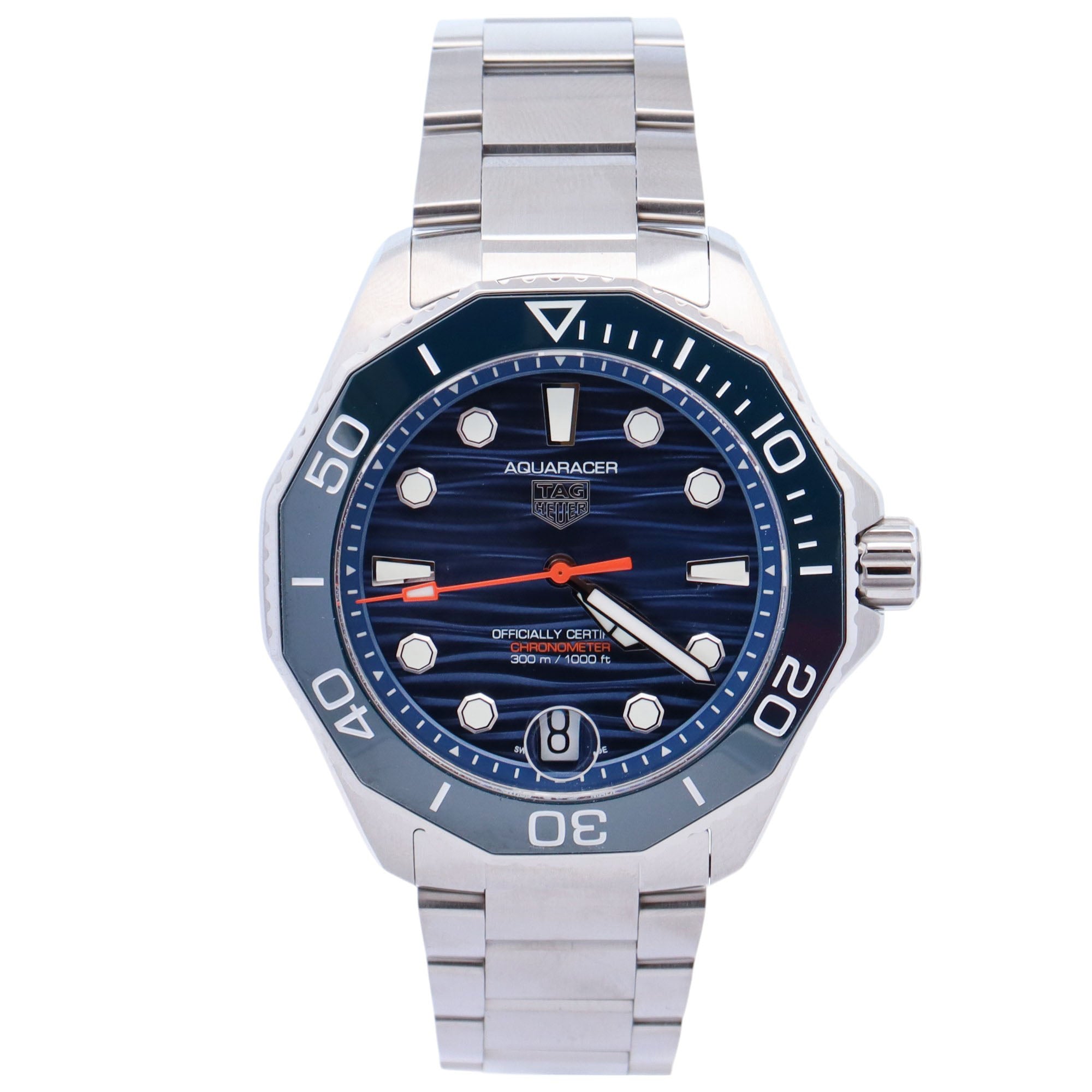 Tag Heuer Aquaracer 42mm Blue Dial Watch Ref# WBP5111 - Happy Jewelers Fine Jewelry Lifetime Warranty